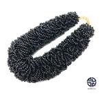DRIES VAN NOTEN ドリス ヴァン ノッテン ゴールド金具 黒 ビーズ チョーカー ネックレス アクセサリー