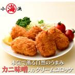 【揚げるだけ!簡単調理】 かに味噌入りカニクリームコロッケ 10個入り 500g(10個×50g)かに味噌 かにみそ蟹 お弁当 冬 誕生日 贈り物 国産 ギフト 小浜海産物