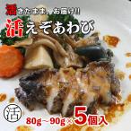 活えぞアワビ養殖（韓国産）425g(80g