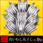 干物　送料無料　(18)　真いわし丸干し5尾入り×9袋　合計45尾 　朝食・お酒のおつまみ・お弁当のおかずに最適です