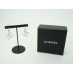 CHANEL シャネル ラインストーン ピアス マルチカラーラインストーン クリア ココマーク 04A A26828Y　美品 送料無料！！