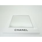 CHANEL / Chanel не использовался хранение товар cosme Novelty подставка для зеркала зеркало поворотный белый настольный зеркало с логотипом бесплатная доставка!!