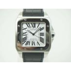 Cartier Santos100 カルティエ サントス100 LM クロコダイルレザーベルト 分解 ...
