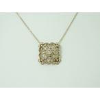 yoshinob AbHeri ���٥� AL 1164A K18 ��������� �ͥå��쥹 D0.12ct 60cm ���ޥ��� Damask ����Ʊ������ ����̵������