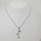 K18WG ��������� �ͥå��쥹 ��������� D0.50ct �������󥰥ǥ����� �ݾڽ��� �ͥå�45��������Ĵ���� ���� ����̵��