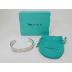 TIFFANY&Co. ティファニー 925刻印 ティファニー1837 カフ バングル シルバー 中古美品 内周約16.5cm 送料無料!!