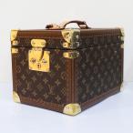 LOUIS VUITTON Louis Vuitton монограмма bo ватт fla темно синий M21828 ящик для косметики косметика кейс cosme box б/у прекрасный товар бесплатная доставка!!