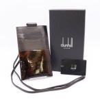 dunhill Dunhill Duke грецкий орех панель приборов phone держатель DU19F210LWA209 б/у прекрасный товар ремешок футляр для карточек с ящиком бесплатная доставка!
