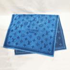  не использовался хранение товар LOUIS VUITTON Louis Vuitton cell vi eto* Vine M76830 пляж полотенце хлопок большой размер полотенце синий blue бесплатная доставка!!