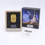  не использовался хранение товар STAR WARS Star * War zC3-PO оригинальный золотой маленький штамп 24 золотой K24 примерно 10g структура . отдел Mark иметь Gold бесплатная доставка!!