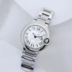 CARTIER カルティエ W69010Z4 バロンブルー SM 28mm 腕時計 ステンレススチール/SS レディース 中古美品 新品仕上げ済 クォーツ