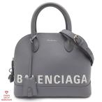 BALENCIAGA バレンシアガ ヴィルトップハンドルS 5188730 1570 Y 002123 レザー グレー×シルバー金具【丸万質舗】