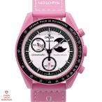ショッピングオメガ SWATCH スウォッチ オメガコラボ ミッショントゥ ザ ピンク ムーンフェイズ SO33P700 クォーツ 【丸万質舗】