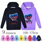 秋 パーカー フード付き 男女兼用 子供 こども Poppy Playtime ハギーワギー ポピープレイタイム トップス 子供服 長袖 スポーツ 綿 100-170cm　2022