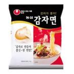 韓国ラーメンの一品 ジャガイモ粉を捏ねて作り上げた麺はコシがあってもちもち 韓国ラーメン ジャガイモ麺1箱32個入り 農心