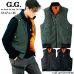桑和 G.G ジージー 2023 防寒 中綿 ベスト 秋冬 ミリタリー ポケットが多い ナイロン製 0474-06