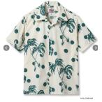 SUN SURFサンサーフ / DUKE KAHANAMOKU COTTON HAWAIIAN SHIRT “MOONLIGHT PALMTREE” DK39451