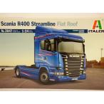 イタレリ 1/24 スカニア R400 ストリームライン トラクターヘッド (フラットルーフ) プラスチックモデルキット IT3947