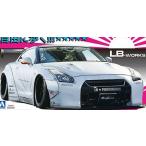 アオシマ 1/24スケール  リバティーウォーク No.10 LB★WORKS R35 GT-R Ver.2 プラモデル組立キット