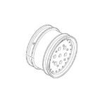 タミヤ  10555068  1/10 RCホットショット リヤホイール 白 2個