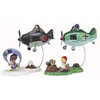 ハセガワ たまごワールド ゴッドファイター (零戦)&amp;ウルフパニック (Fw190) 2組セット ノンスケールプラモデル 60517