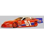 Milwaukee ASA ボディ アメリカンオーバルストックカー   1/10 RCカー200mm幅 未塗装透明 ボディ
