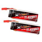 Li-Po 3.7V 1200mAh 30C　ツインパック（GV3）ハイテック XP480318W
