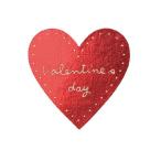  Valentine наклейка Mini Heart красный 10 листов 