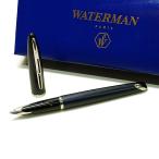 ショッピング万年筆 WATERMAN ウォーターマン カレン FP チャコールグレー 万年筆 中古