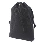 レビューでptアップ！ 印伝 甲州印伝 印傳屋 上原勇七 合切袋 巾着 3007 ひょうたん 黒地× ...