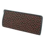 印伝 甲州印伝 印傳屋 上原勇七 メガネケース メガネ入れ 4203 小桜 黒地×赤漆 鹿革 本革  ...