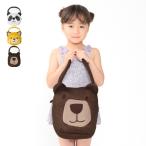 【24夏SALE20%OFF価格】 Kids Foret (キッズフォーレ)パンダ・レッサーパンダ・クマエアメッシュプールバック B33606