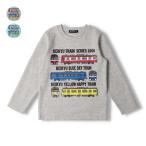 子供服 moujonjon (ムージョンジョン) 日本製京急電鉄電車プリント長袖Ｔシャツ・ロンT 100cm 110cm 120cm 130cm キッズ 男の子  F50813 CP