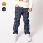 子供服 moujonjon (ムージョンジョン) チェック柄のびのびツイル長パンツ・長ズボン 90cm 100cm 110cm 120cm 130cm 140cm M55004