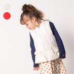 再値下げ 25秋冬SALE50%OFF価格 moujonjon (ムージョンジョン) リボン付き無地中綿ベスト M64201