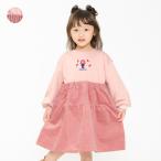 再値下げ 24秋冬SALE40%OFF価格 【子供服】 Daddy Oh Daddy (ダディオダディ) ダディココーデュロイ切替裏毛ワンピース 90cm〜130cm V62354