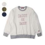 子供服 Daddy Oh Daddy (ダディオダディ) 【WEB限定】ロゴ刺繍裏起毛トレーナー・スウェット 120cm 130cm 140cm 150cm 160cm 170cm V96659