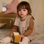 [24 лето SALE30%OFF цена ] kid´s zoo ( Kids Zoo ) W марля серебристый жевательная резинка в клетку туника baby подарок подарок празднование рождения W60900