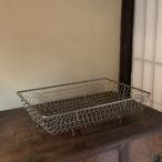 ショッピングかご 鳥井金網工芸 ステンレス製 万能かご 水切りかご