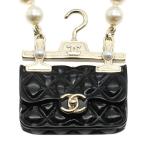 シャネル CHANEL バッグモチーフ フェイクパール ネックレス 41cm/50cm マトラッセ ブランド 女性 レディース ジュエリー