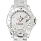 ロレックス ROLEX ヨットマスター ロレジウム 168622 シルバー文字盤 P番 SS/プラチナ ボーイズ腕時計 自動巻 35mm ユニセックス ブランド