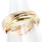 カルティエ Cartier トリニティ リング MM クラシックモデル #59 K18YG/PG/WG ゴールド 金 指輪 レディース 女性 プレゼント ブランド