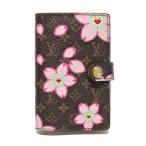 ルイ・ヴィトン LOUIS VUITTON モノグラム チェリーブロッサム アジェンダ・ミニ M92021 手帳カバー 村上隆コラボ 桜 ブランド プレゼント