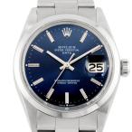 ロレックス ROLEX オイスター パーペチュアル デイト 1500 ブルー文字盤 1970年頃製 SS メンズ腕時計 自動巻き 男性 プレゼント ブランド
