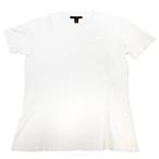 ルイ・ヴィトン LOUIS VUITTON ロゴプリント Tシャツ サイズM 半袖 ホワイト 白 レディース 女性 メンズ トップス プレゼント ブランド
