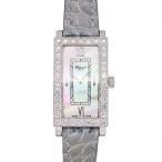 ショパール Chopard ホワイトオブマザーオブパール文字盤 K18WG 750 18金 ダイヤベゼル レディース腕時計 クォーツ 23mm