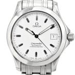 オメガ OMEGA シーマスター 2501.21 ホワイト文字盤 メンズ腕時計 SS 自動巻き 120m防水 36mm 中古 生産終了モデル
