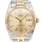 ロレックス ROLEX デイトジャスト 1601 DATEJUST 1966年頃製 シャンパン文字盤 SS YG メンズ腕時計 自動巻き 36mm 中古