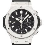 ウブロ HUBLOT ビッグ・バン スチール 301.SX.1170.RX ブラック文字盤 SS ラバー 自動巻き 44mm メンズ腕時計 中古
