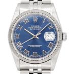 ロレックス ROLEX デイトジャスト 16234 P番 2000年製 ブルー文字盤 SS/WG 自動巻き メンズ腕時計 36mm 中古 DATEJUST
